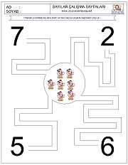 okul öncesi çizgi çalışma sayfaları